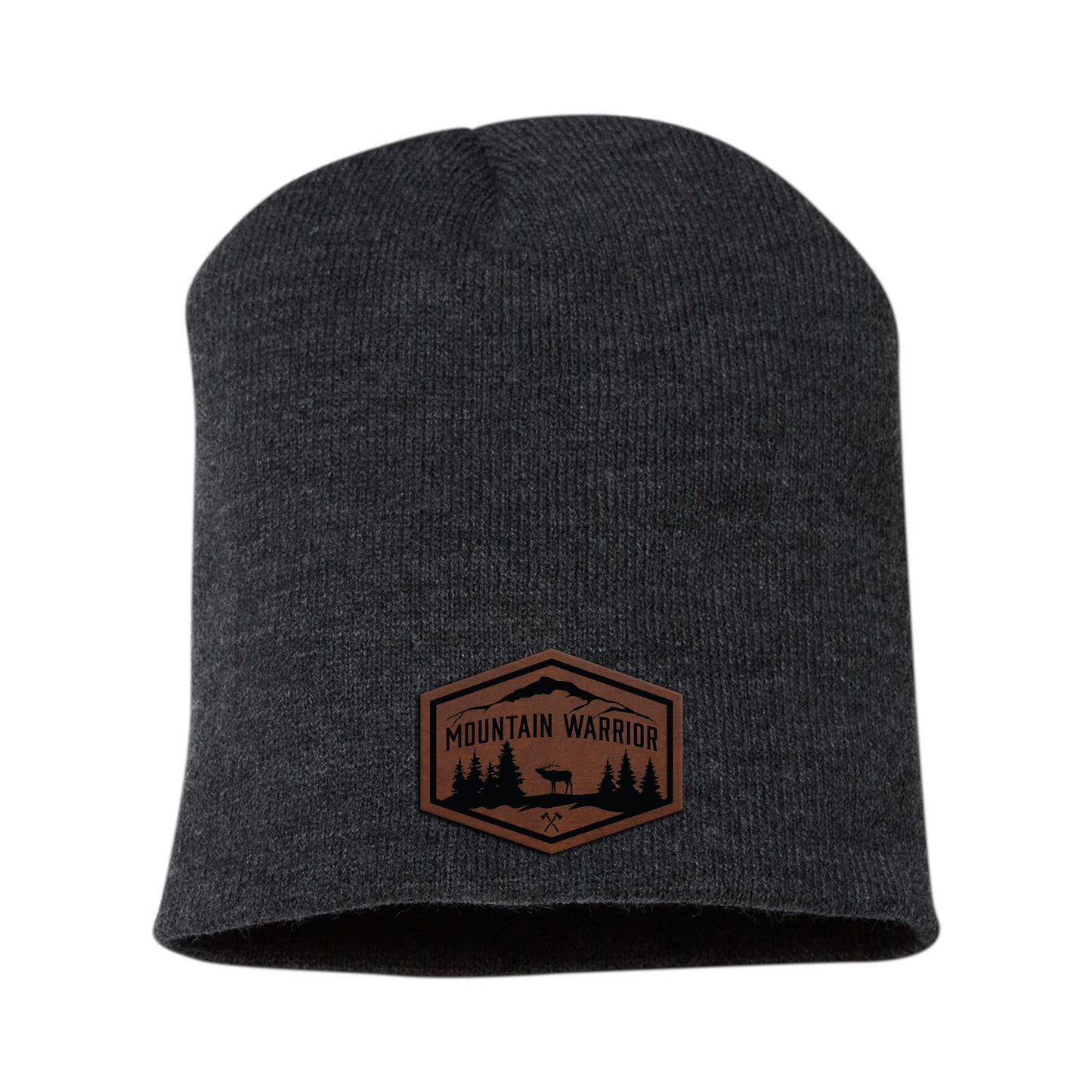 Mountain Warrior Leather Beanie