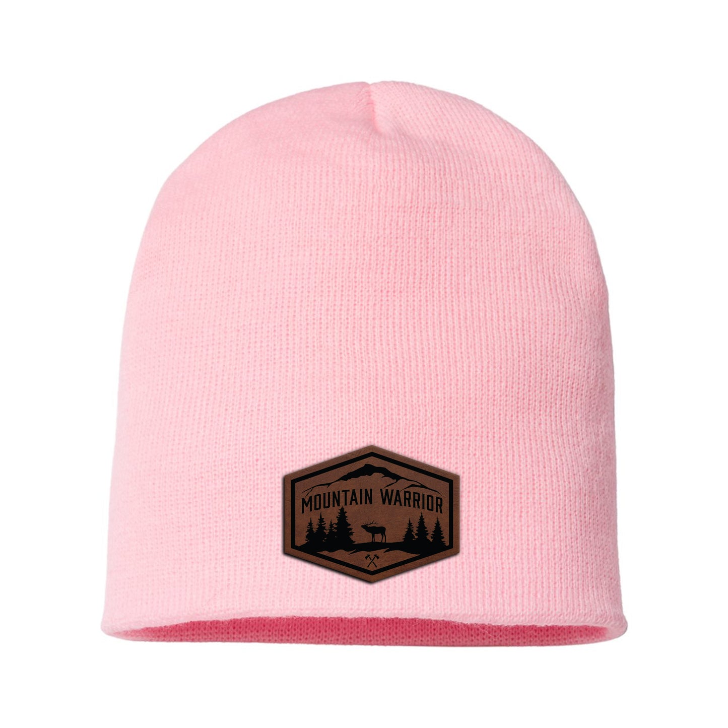 Mountain Warrior Leather Beanie