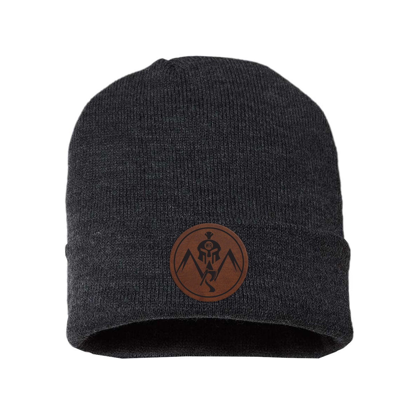 Warrior Ranch Leather beanie