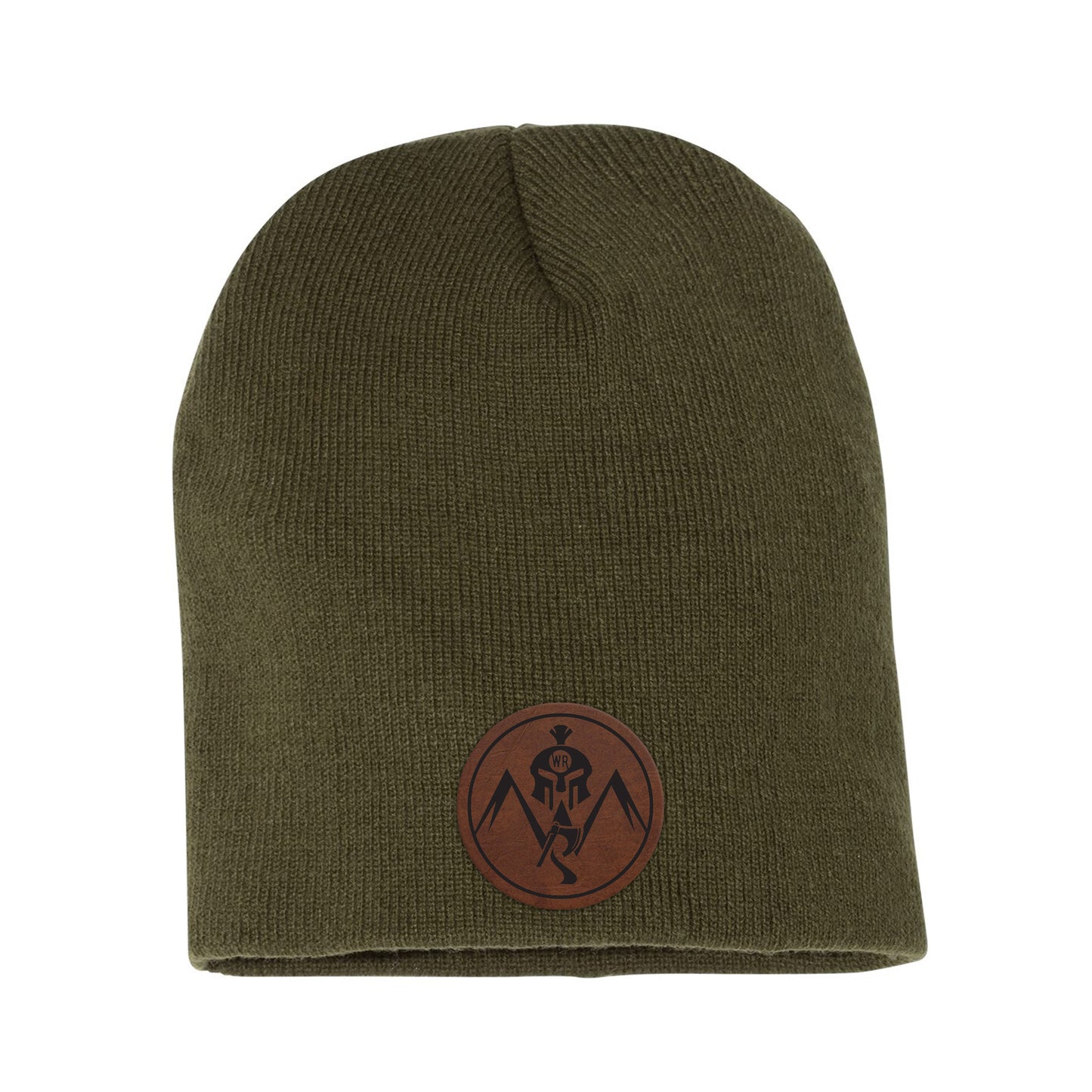 Warrior Ranch Leather beanie
