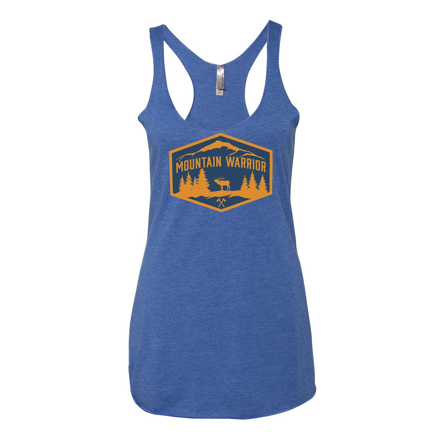Mountain Warrior Chest Logo Ladies Tank
