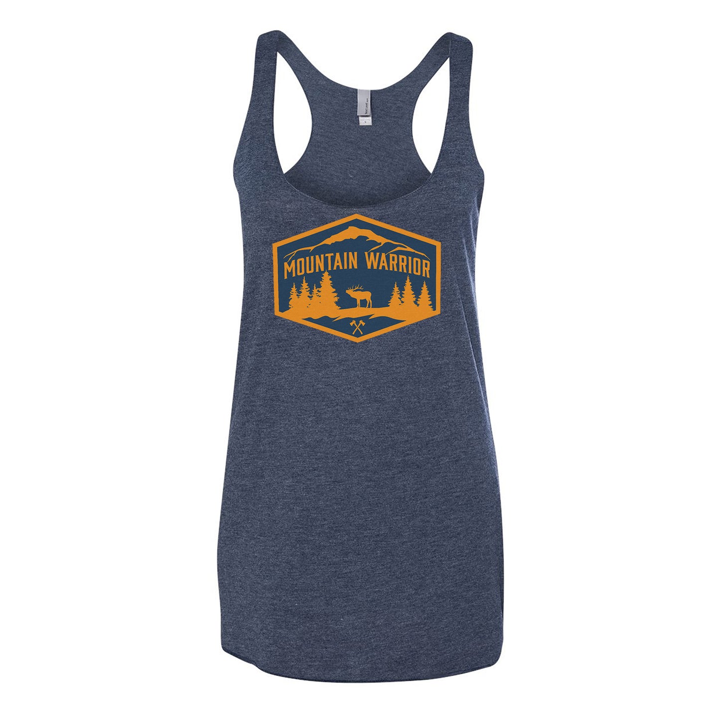 Mountain Warrior Chest Logo Ladies Tank