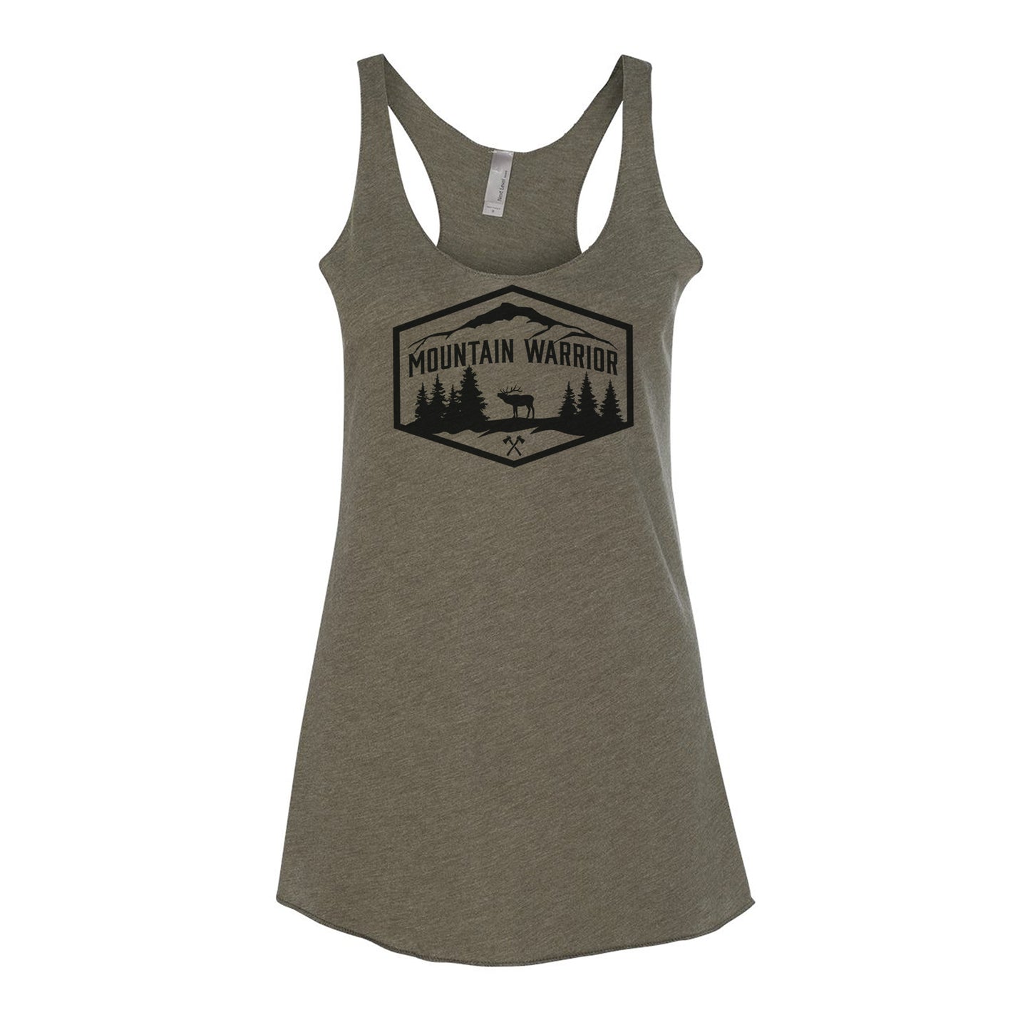 Mountain Warrior Chest Logo Ladies Tank