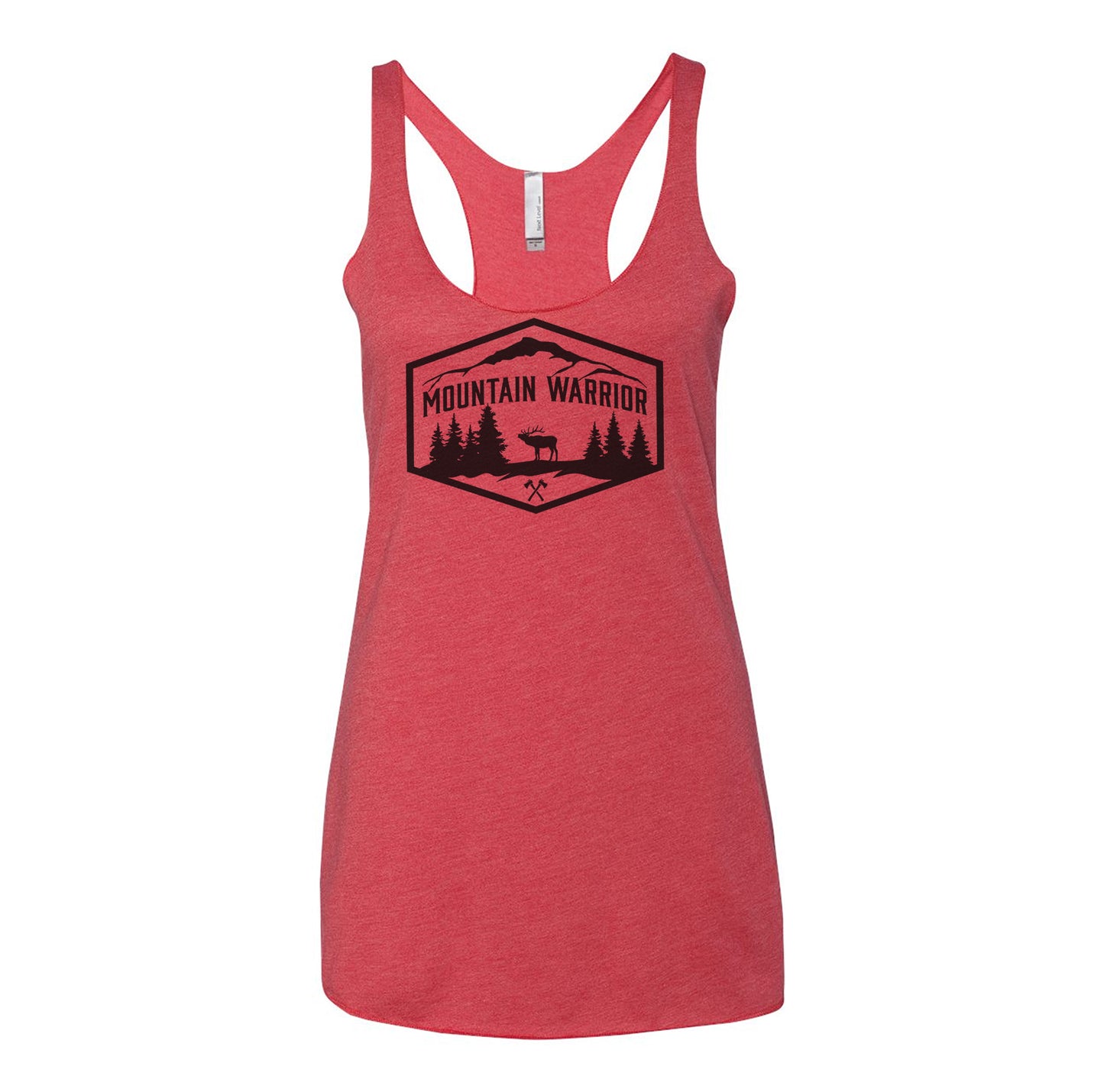 Mountain Warrior Chest Logo Ladies Tank