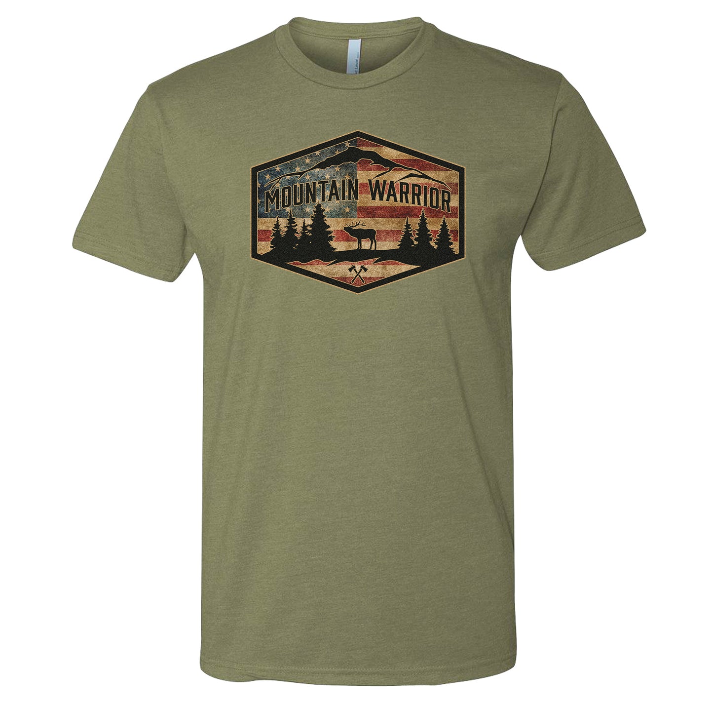 American Flag Logo Tee