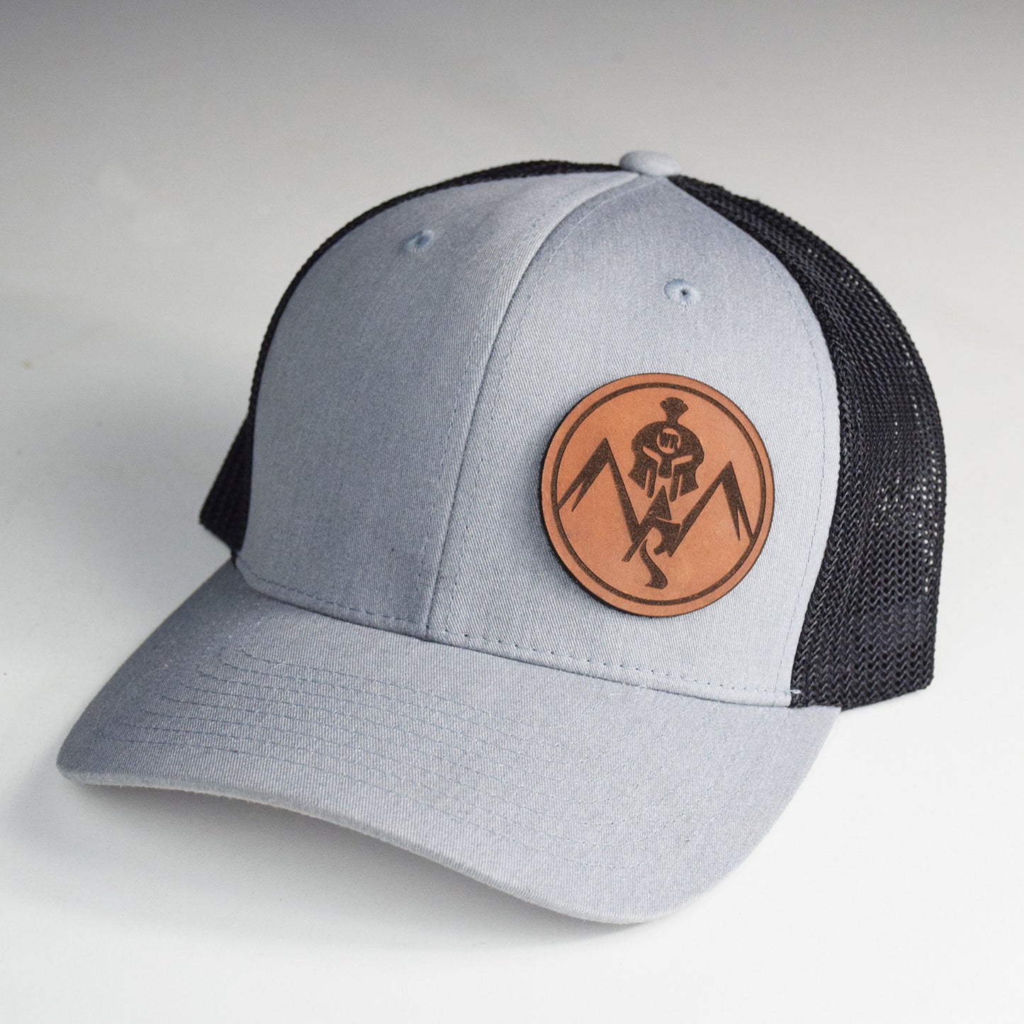 Warrior Ranch Logo Leather Patch Snapback