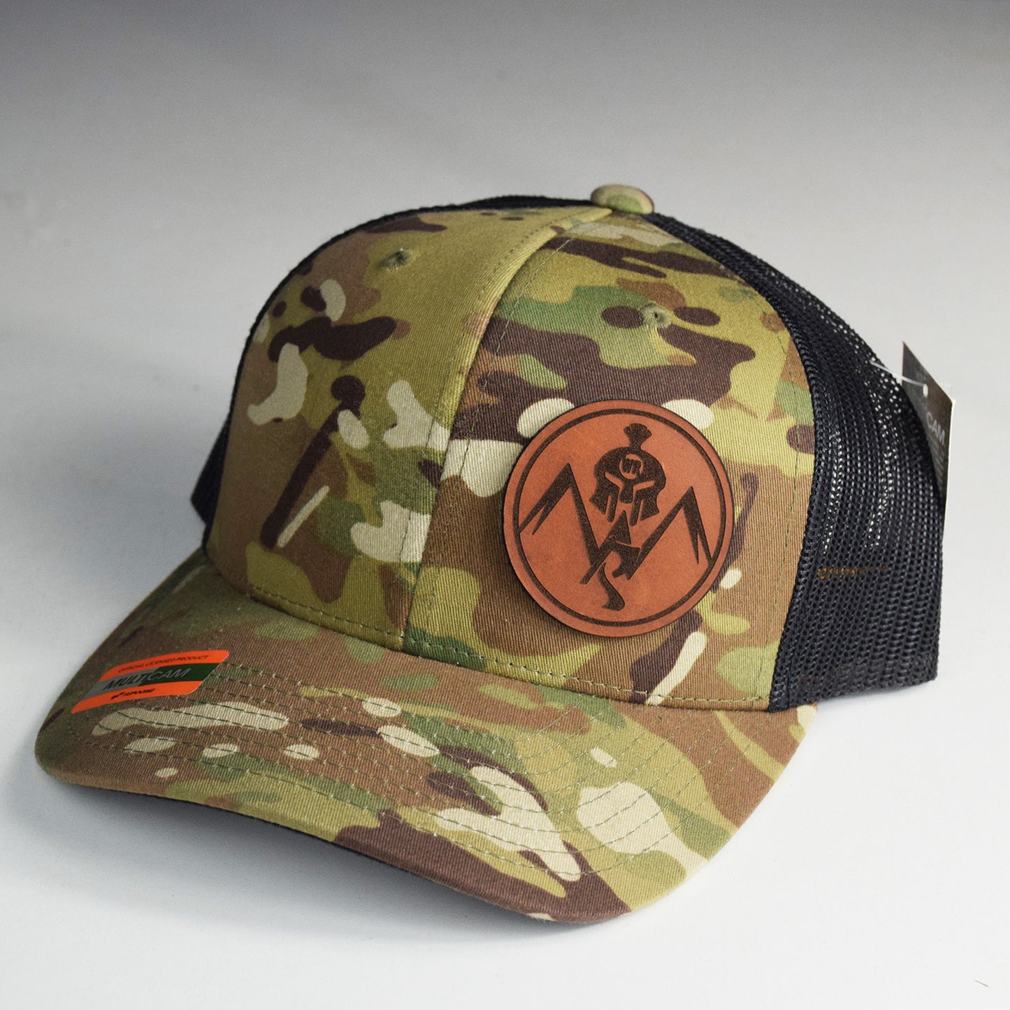 Warrior Ranch Logo Leather Patch Snapback