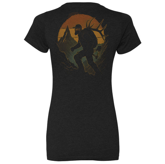 Archery Hunter Retro Ladies Tee