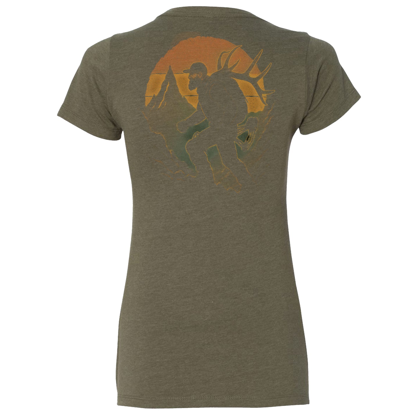Archery Hunter Retro Ladies Tee