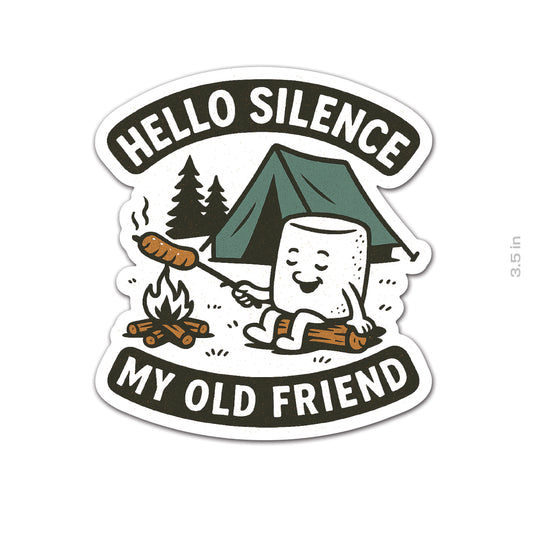 Hello Silence Sticker