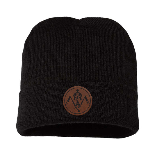 Warrior Ranch Leather beanie