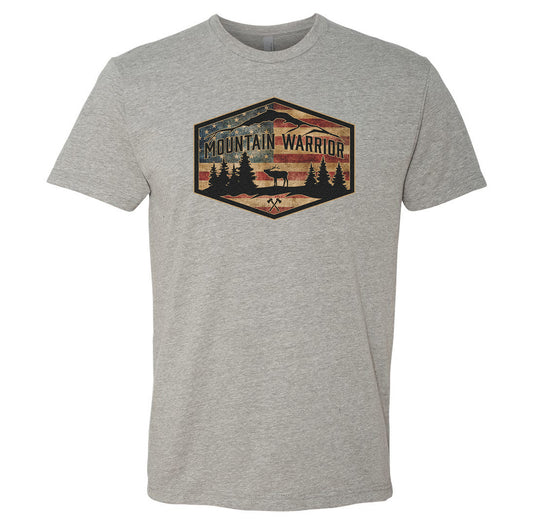 American Flag Logo Tee