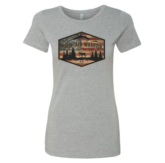 American Flag Ladies Tee