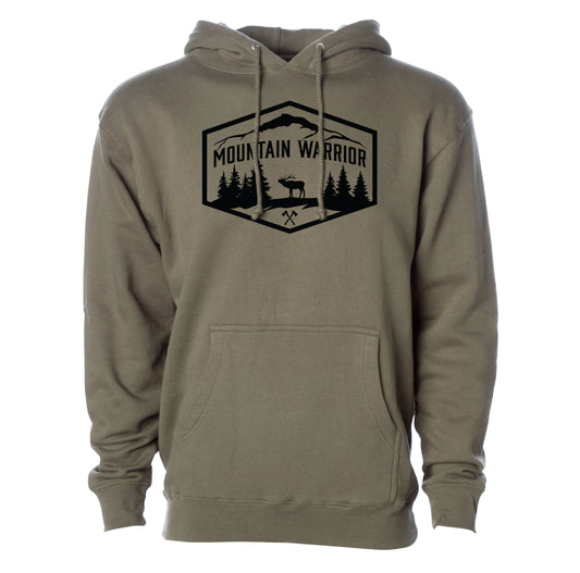 Mountain Warrior Chest Logo Hoodie