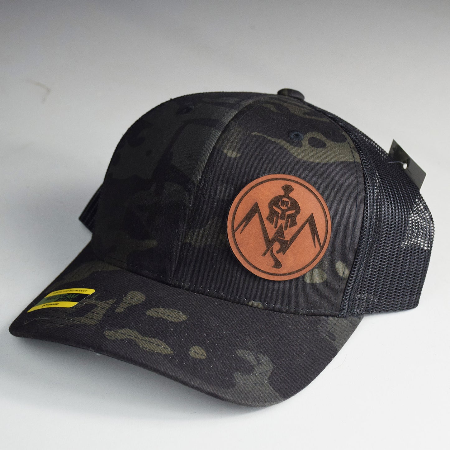 Warrior Ranch Logo Leather Patch Snapback