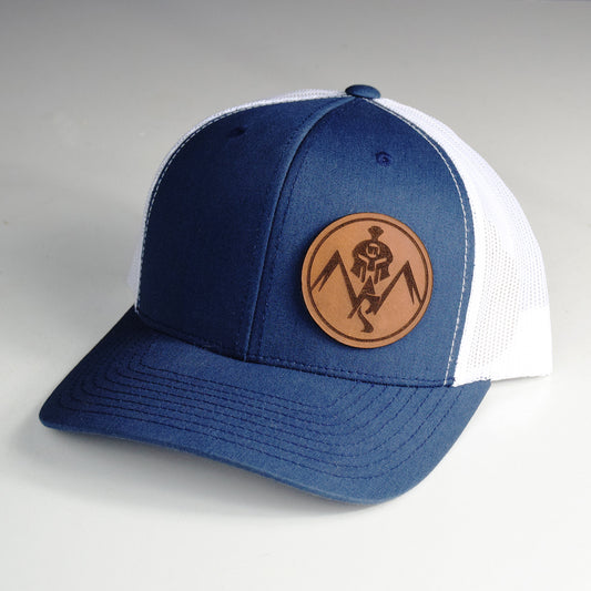 Warrior Ranch Logo Leather Patch Snapback